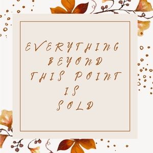 💜 Everything Sold Beyond This Point 💜